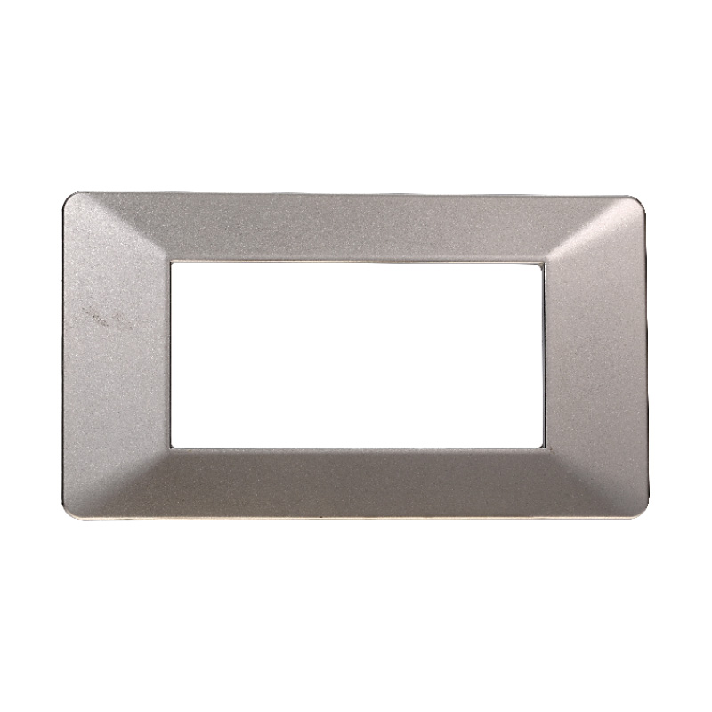 EV83408 — PLACCA PLASTICA 4P TITANIO
