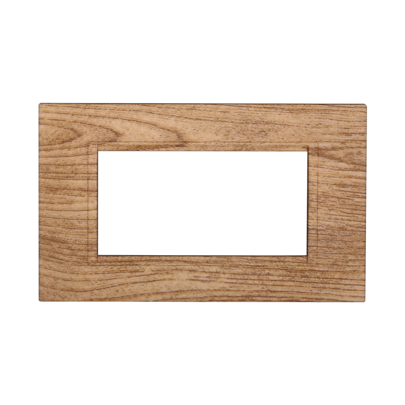 LN89404 — PLACCA QUADRATA 4P LEGNO CHIARO