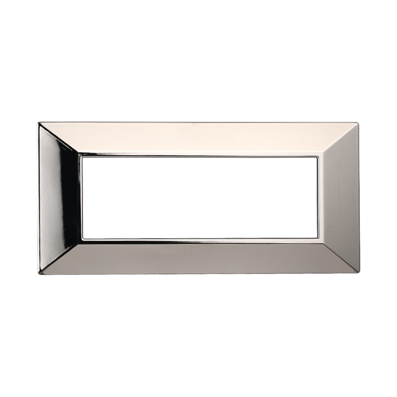 AN90613 — PLACCA PIRAMIDE 6P CROMATO LUCIDO