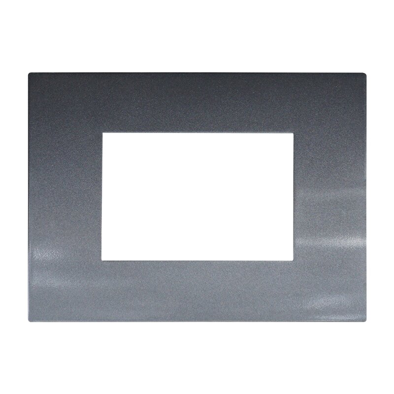 VA83307 — PLACCA PLASTICA 3P ACCIAIO SCURO