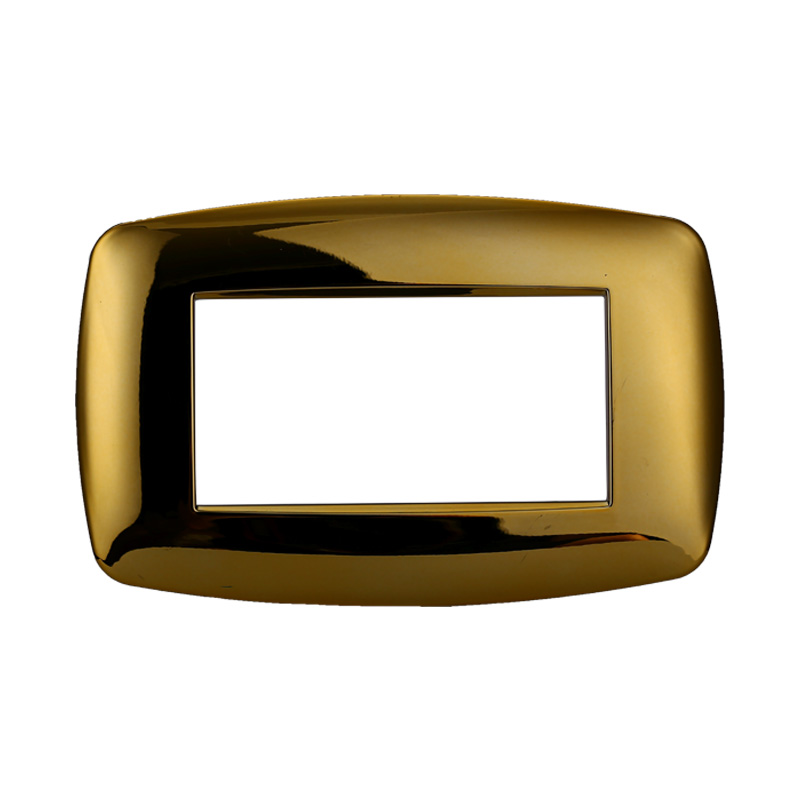 LN87412 — PLACCA SLIM 4P ORO LUCIDO