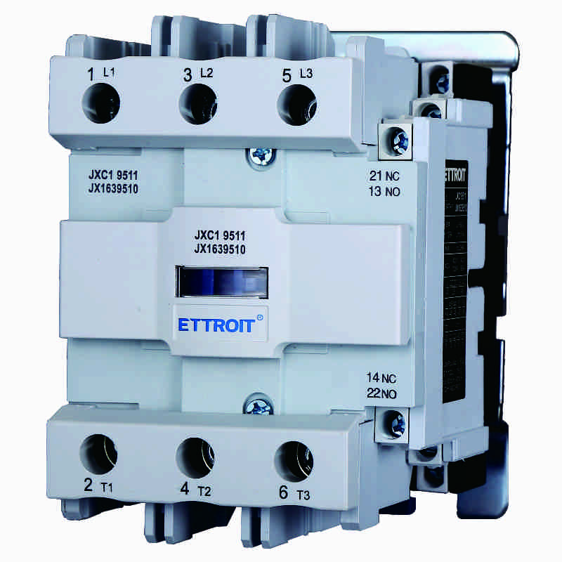 JX1639510 — JXC1 Contattore AC trifase 3P 95A, bobina 24V AC 50/60Hz, 1NO, Ue 380V