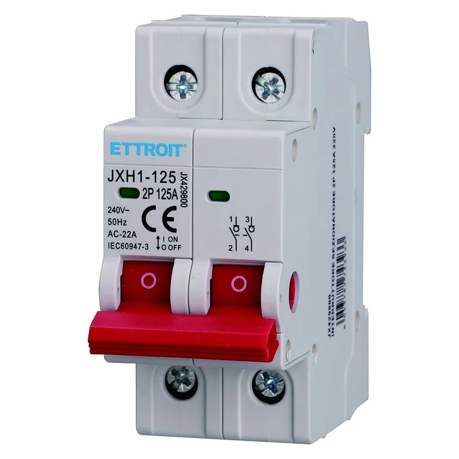 JX429800 — INTERRUTTORE SEZIONATORE 2P 125A 220V