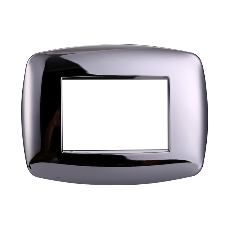 LN87313 — PLACCA SLIM 3P CROMATO LUCIDO