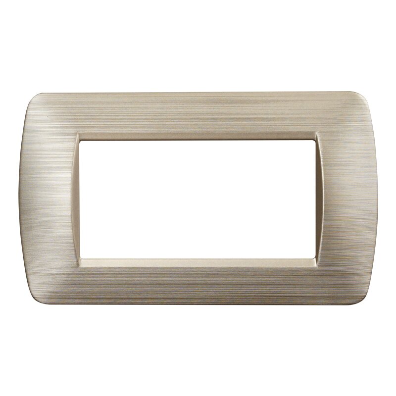 LN85411 — PLACCA 4P ORO SATINATO