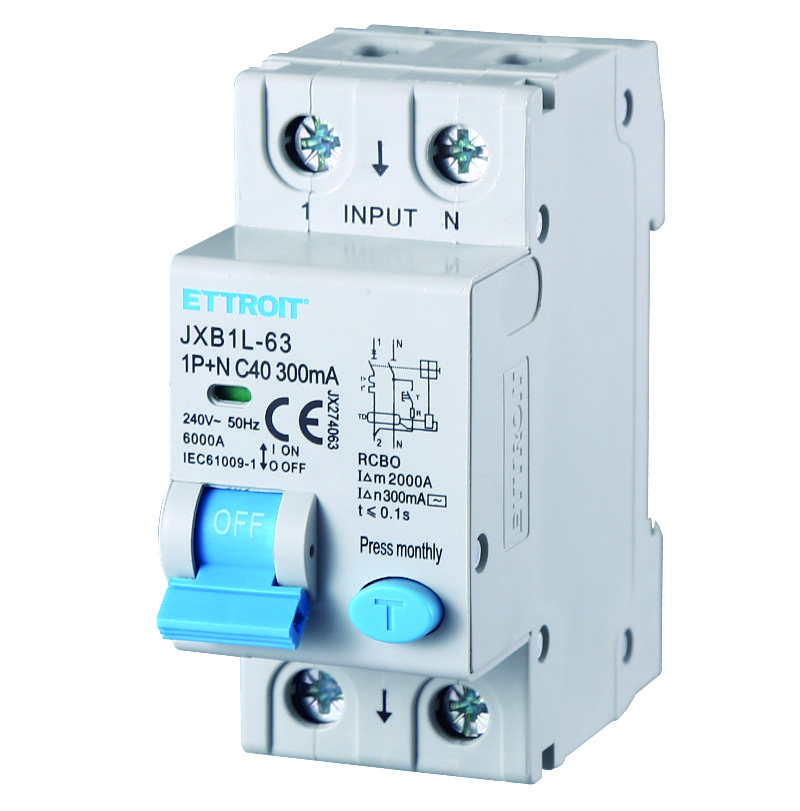 JX274063 — Magnetotermico Differenziale 1P+N 40A 300mA 220V-6kA MECCANICO