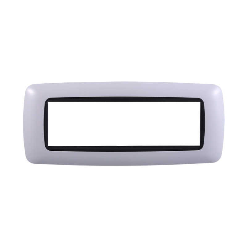 LN88701 — PLACCA PLASTICA 7P BOMBATA BIANCA