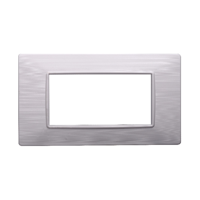 EV85401 — PLACCA 4P BIANCO SATINATO