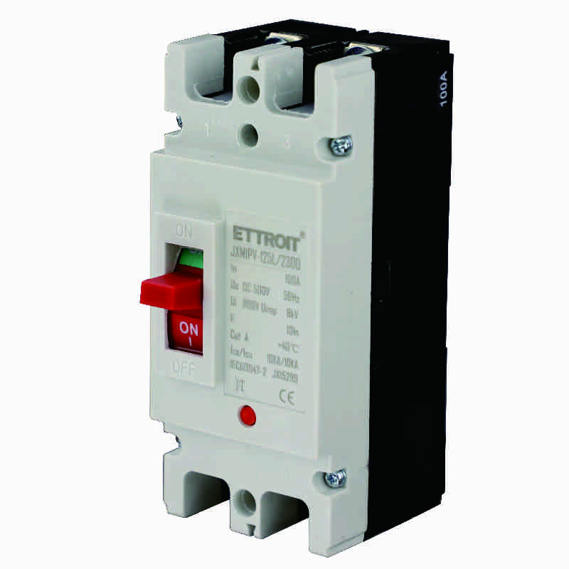 JX15299 — MCCB Interruttori Scatolati Magnetotermici 2P 100A DC 500V-10kA