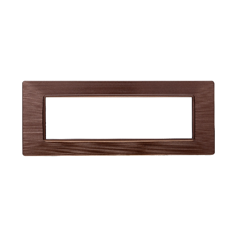 EV85610 — PLACCA 7P BRONZO SATINATO