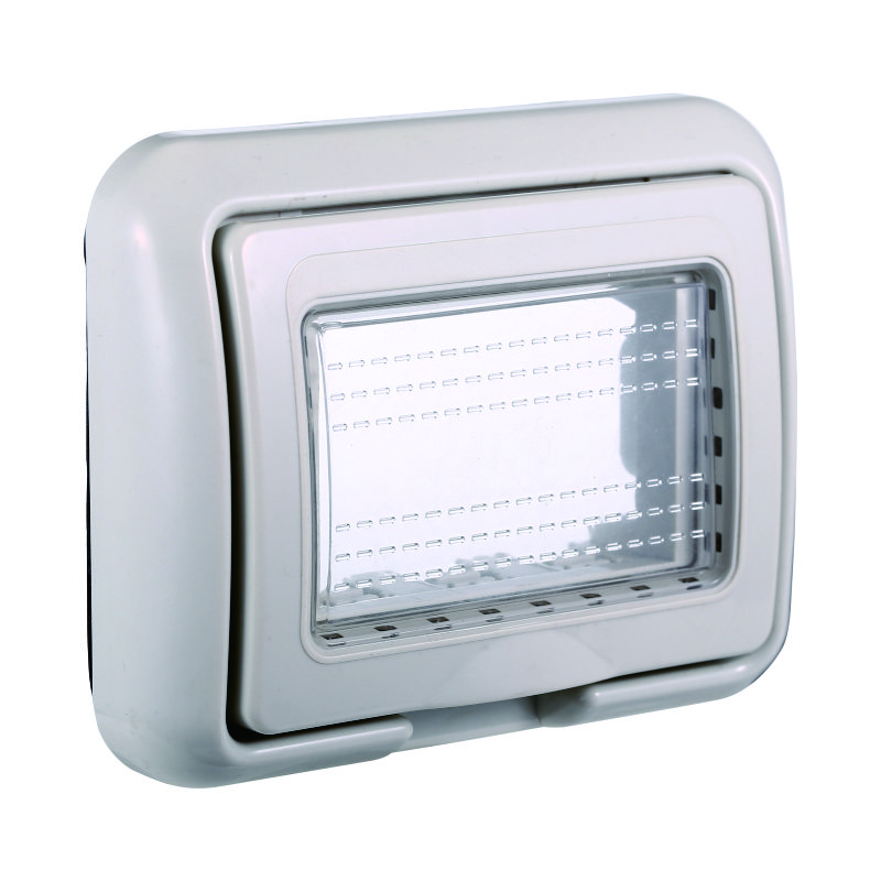 LG2703 — CUSTODIA INCASSO 3P IP55 GRIGIO