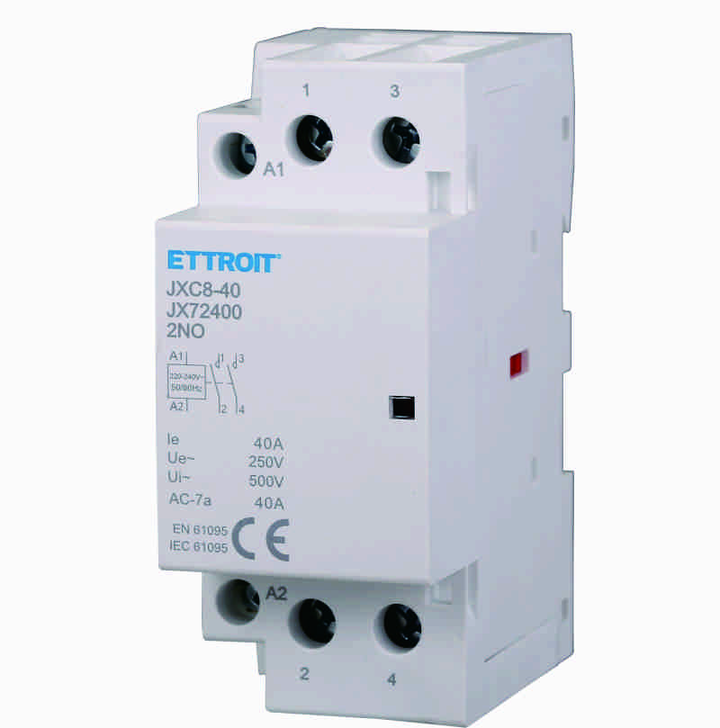 JX72400 — AC contattore DIN Rail 2P 220V 40A 2 Contatti NO