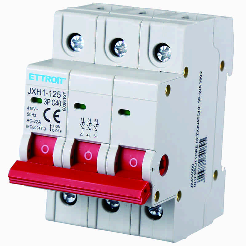 JX434000 — INTERRUTTORE SEZIONATORE 3P 40A 380V