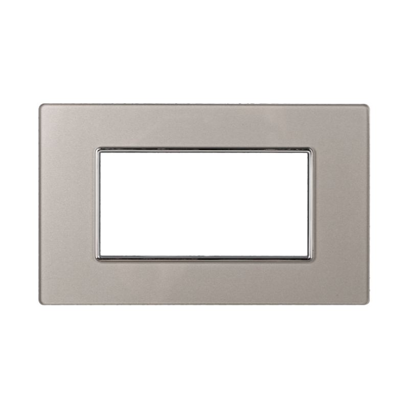 AN84406 — PLACCA VETRO 4P SILVER