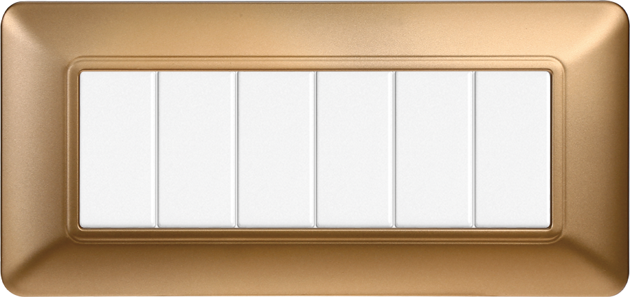 MT83611 — PLACCA PLASTICA 6P ORO