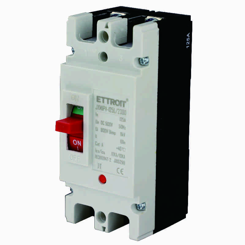 JX15298 — MCCB Interruttori Scatolati Magnetotermici 2P 125A DC 500V-10kA