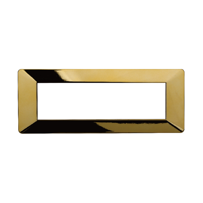 EV83712 — PLACCA PLASTICA 7P ORO LUCIDO