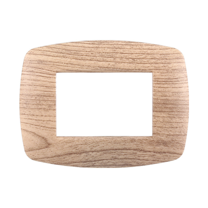 LN87304 — PLACCA SLIM 3P LEGNO CHIARO
