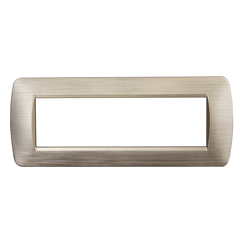 LN85711 — PLACCA 7P ORO SATINATO