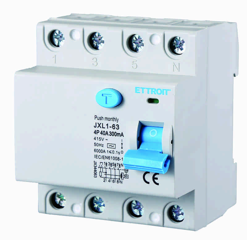 JX344063 — Interruttore Differenziale Puro 4P 40A 300mA 380V-6kA