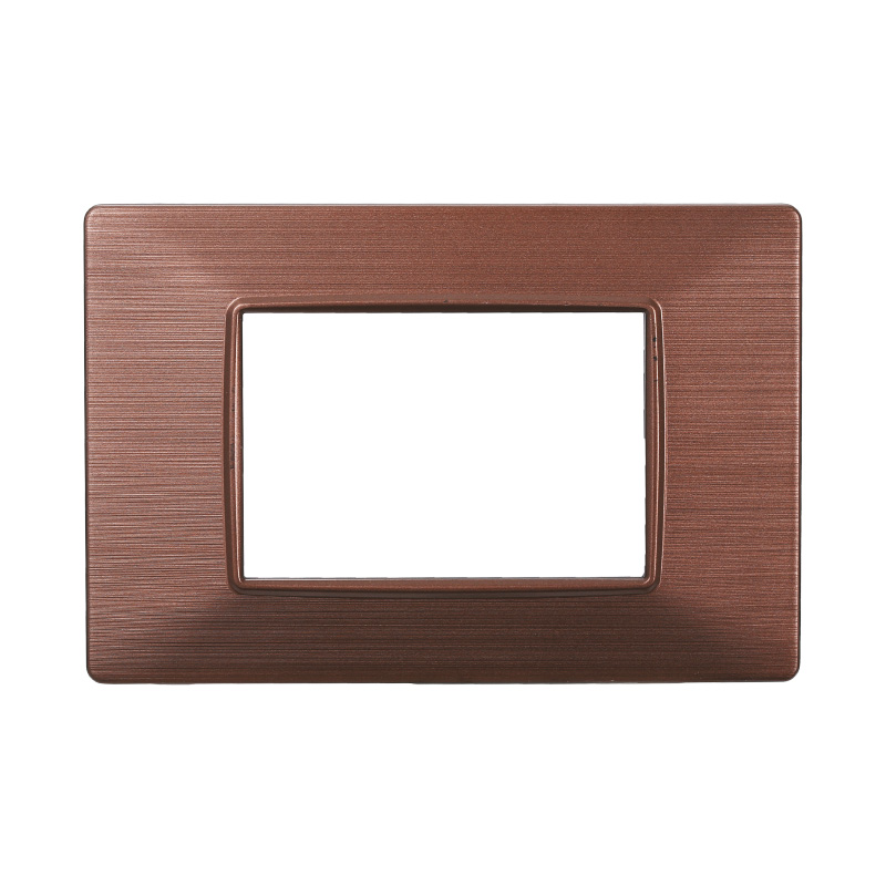 EV85310 — PLACCA 3P BRONZO SATINATO