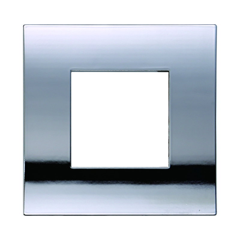 VA83213 — PLACCA PLASTICA 2P CROMATO LUCIDO