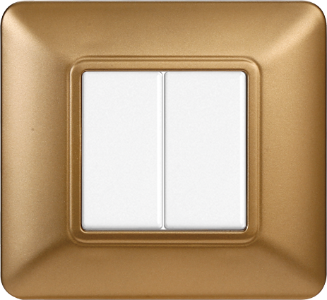 MT83211 — PLACCA PLASTICA 2P ORO
