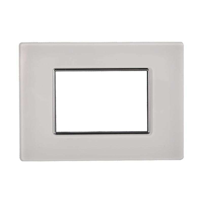 AN84301 — PLACCA VETRO 3P BIANCO