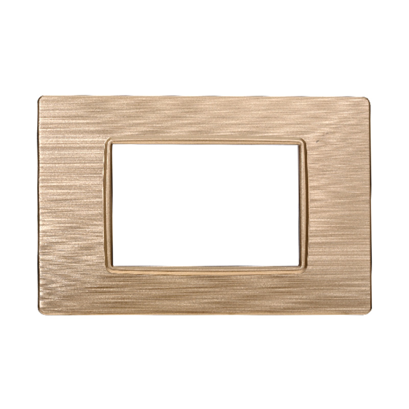 EV85311 — PLACCA 3P ORO SATINATO