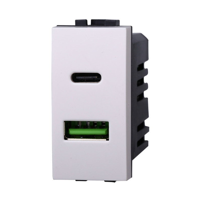 LB3002 — PRESA USB 2 IN 1 USB+TYPE-C 3.1AMH