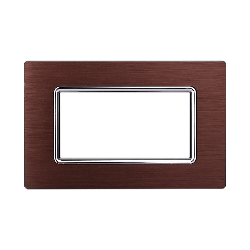LN86410 — PLACCA ALLUMINIO 4P BRONZO