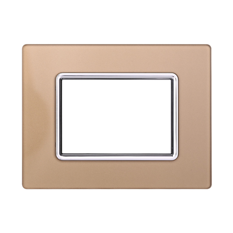 LN84311 — PLACCA VETRO 3P ORO
