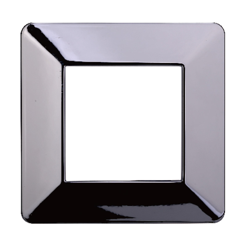 EV83213 — PLACCA PLASTICA 2P CROMATO LUCIDO