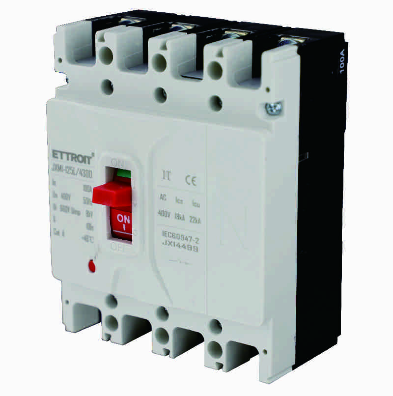 JX14499 — MCCB Interruttori Scatolati Magnetotermici 4P 100A 380V-25kA