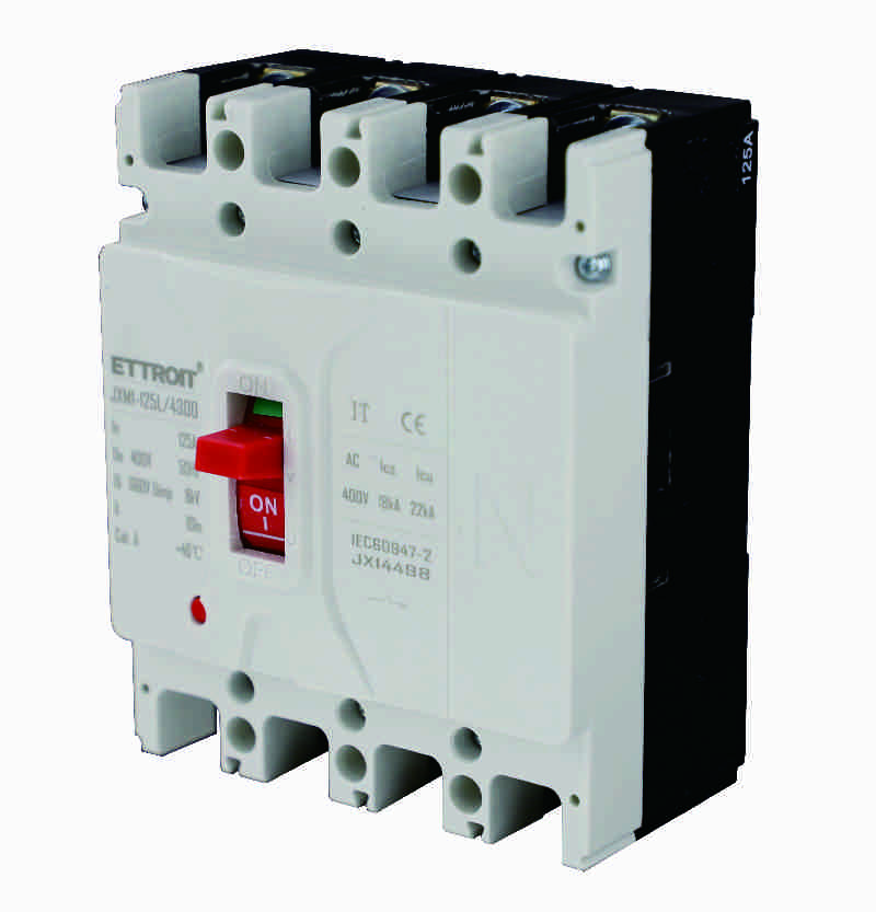 JX14498 — MCCB Interruttori Scatolati Magnetotermici 4P 125A 380V-25kA
