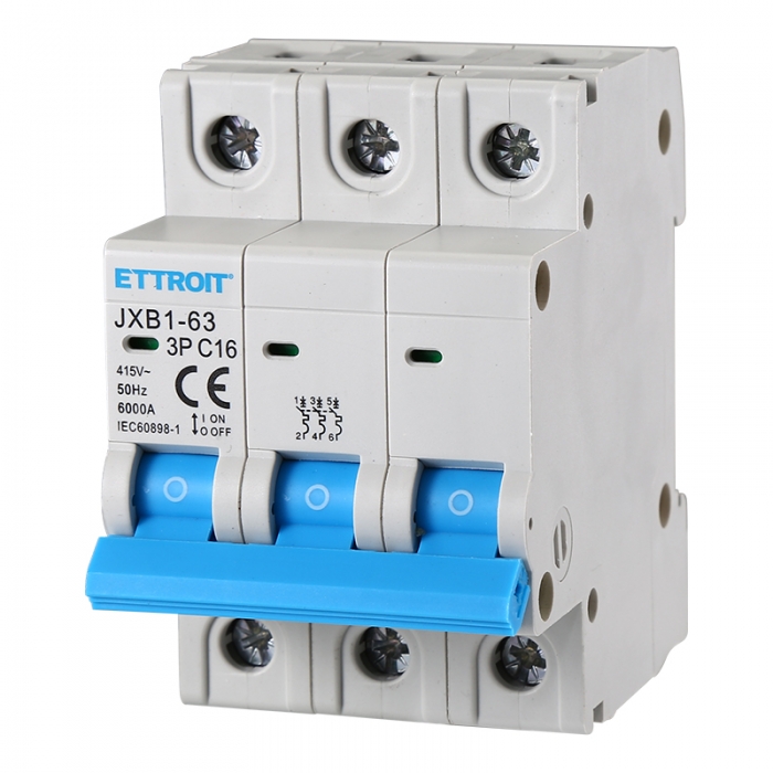 JX131660 — Interruttore Magnetotermico 3P 16A 380V 6kA