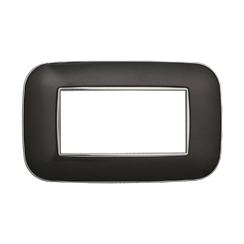 AN91407 — PLACCA ORBIS 4P ACCIAIO SCURO