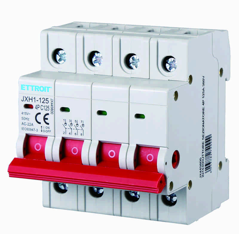 JX449800 — INTERRUTTORE SEZIONATORE 4P 125A 380V