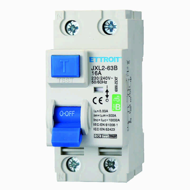 JX321669 — Magnetotermico Differenziale Puro 2P 16A 30mA Tipo B 6kA AC/DC 220V