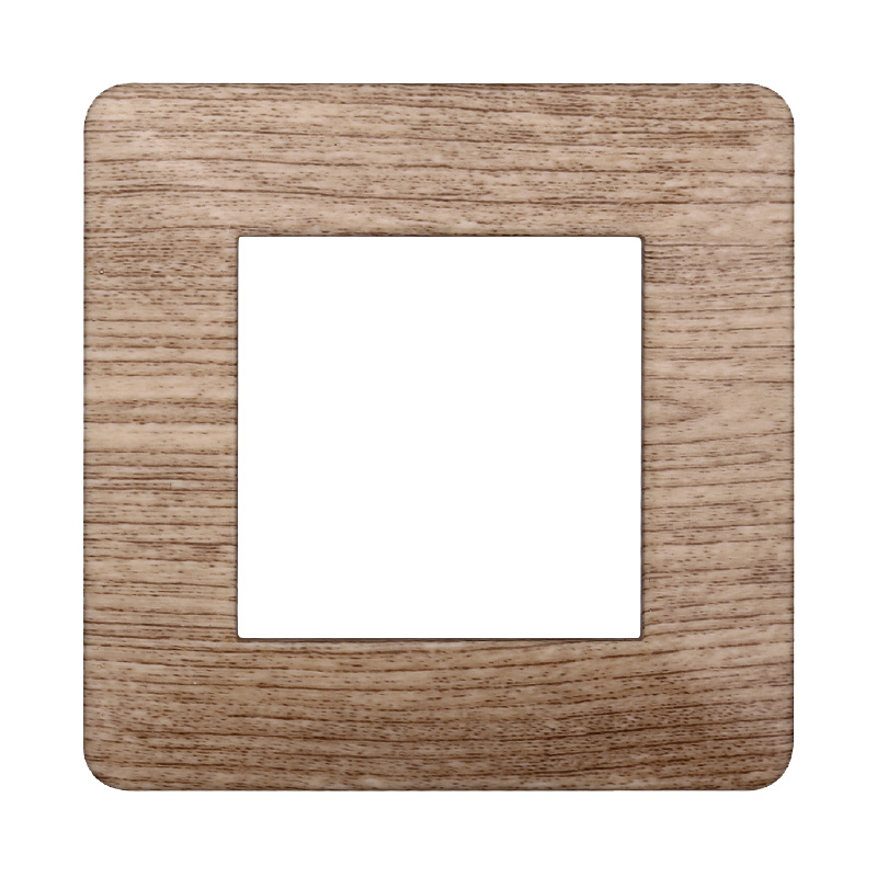 EV83204 — PLACCA PLASTICA 2P LEGNO CHIARO