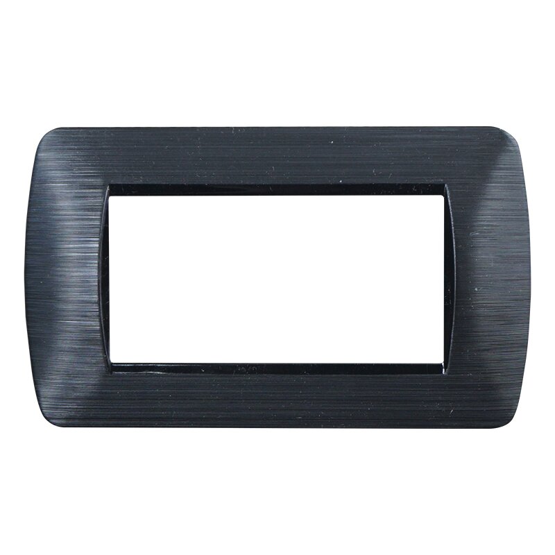 LN85414 — PLACCA 4P NERO SATINATO