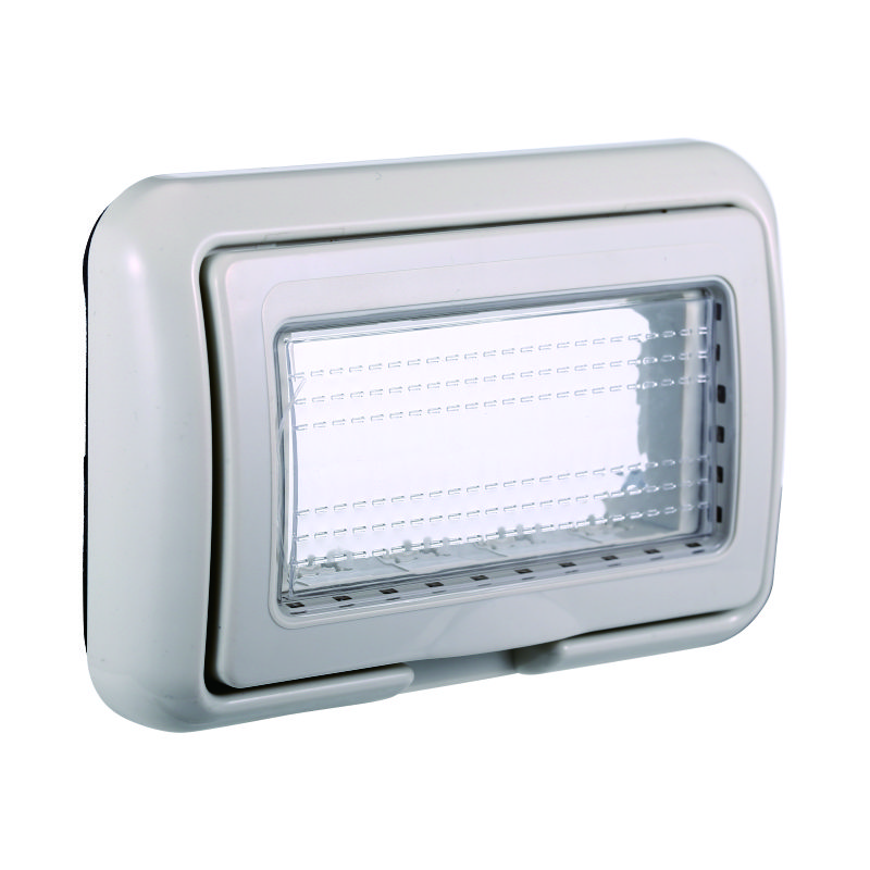 LG2704 — CUSTODIA INCASSO 4P IP55 GRIGIO