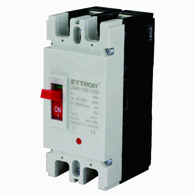 JX15296 — MCCB Interruttori Scatolati Magnetotermici 2P 160A DC 500V-10kA
