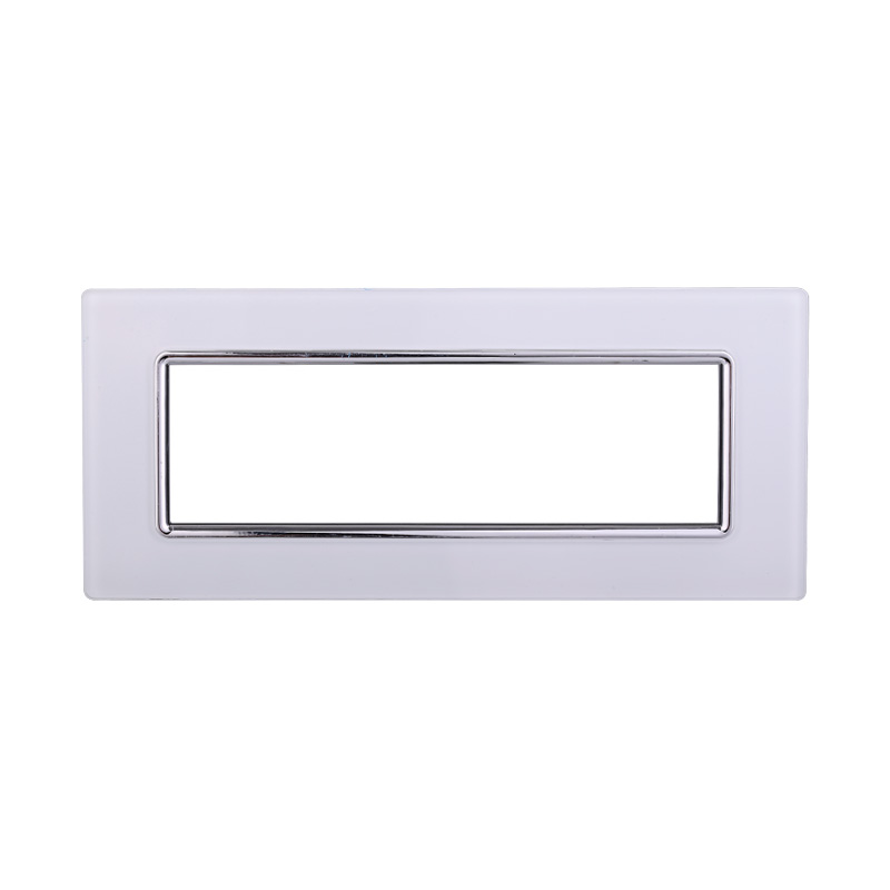 LN84701 — PLACCA VETRO 7P BIANCO