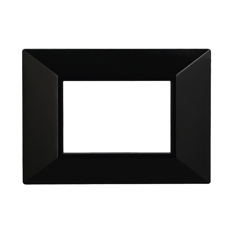 AN90302 — PLACCA PIRAMIDE 3P NERO