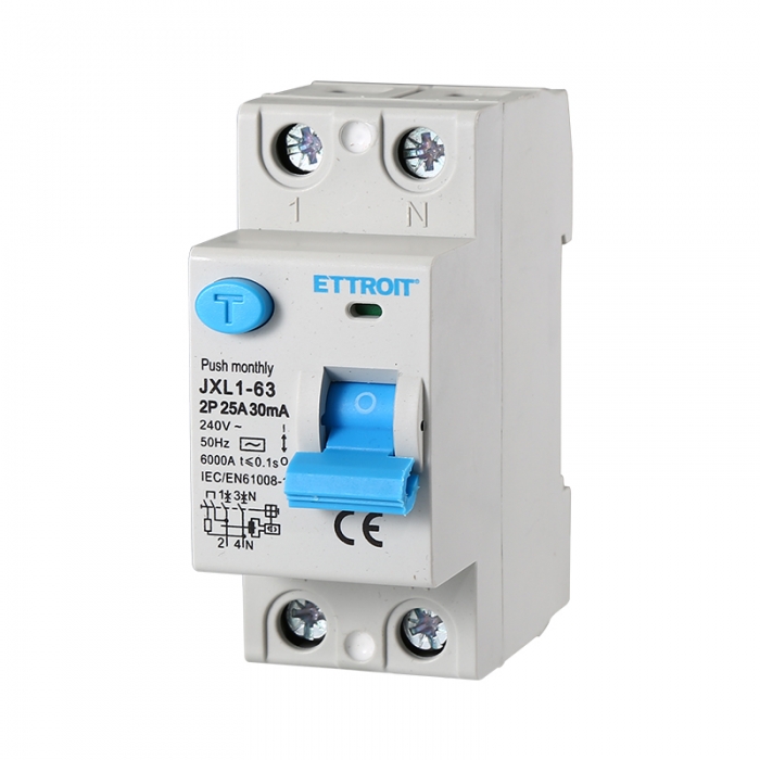 JX322561 — Interruttore Differenziale Puro 2P 25A 30mA 220V-6kA