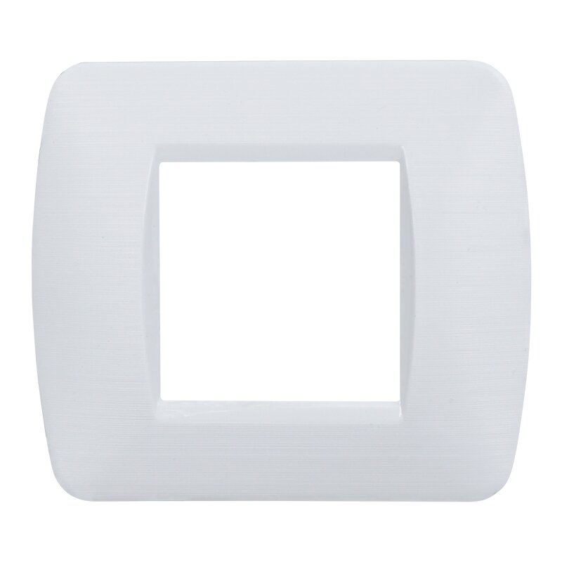 LN85201 — PLACCA 2P BIANCO SATINATO