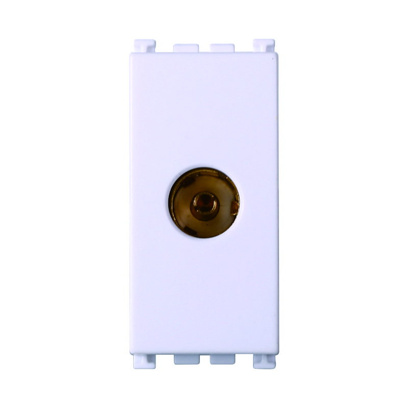 VA2251B — CONNETTORE TV FEMMINA BIANCO