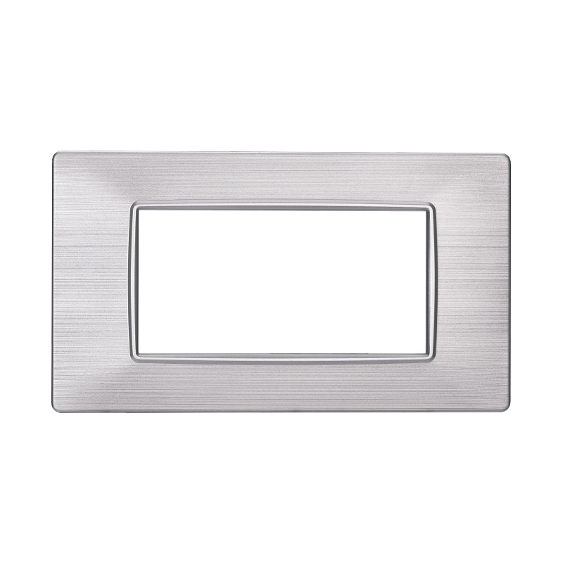 EV85415 — PLACCA 4P SILVER SATINATO