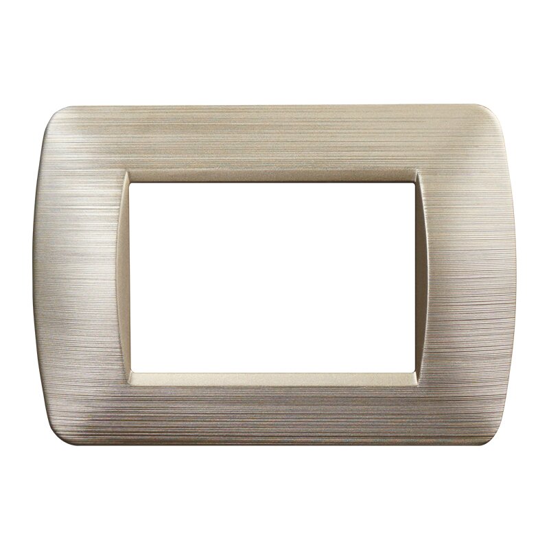 LN85311 — PLACCA 3P ORO SATINATO